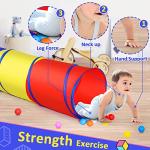 PigPigPen Pop Up Play Tunnel Tent for Kids