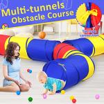 PigPigPen Pop Up Play Tunnel Tent for Kids