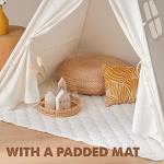 Tiny Land Cotton Teepee Tent with Lights
