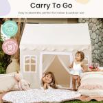 Tiny Land Kids Play Tent with Mat and Lights