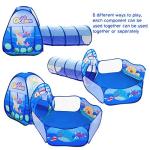 PigPigPen 3-in-1 Play Tent with Tunnel & Ball Pit