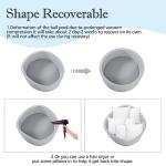 SHJADE Soft Foam Ball Pit for Toddlers, Grey