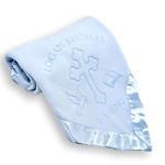 Personalized Baptism Baby Blanket Gift for Boys and Girls