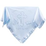 Personalized Baptism Baby Blanket Gift for Boys and Girls