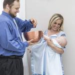 Personalized Baptism Baby Blanket Gift for Boys and Girls