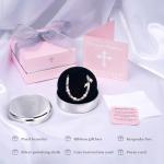 Sterling Silver Baptism Bracelet for Baby Girls