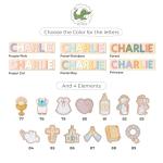 Personalized Cute Name Puzzle for Baby's Baptism