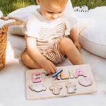 Personalized Cute Name Puzzle for Baby's Baptism
