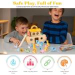 Wooden Noah's Ark Toy for Baptism Gifts