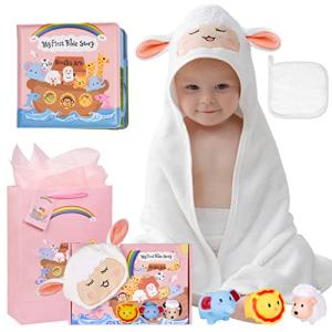 Noah's Ark Baptism Gift Set for Baby Girls
