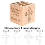 Custom Baby Baptism Wood Block - 3 Sizes Available