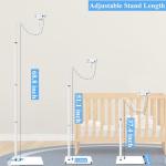 Compact Baby Monitor Stand for Multiple Models