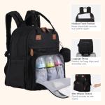 BabbleRoo Extra Large Expandable Diaper Bag Backpack