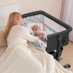 YADAQE Portable Baby Bassinet Bedside Sleeper