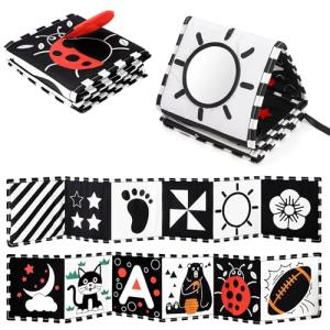 Black and White Tummy Time Baby Toys