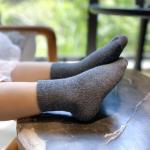 12 Pack Brown Non-Slip Baby Crew Socks