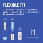 Boon Frosh Portable Breast Milk Chiller - Blue