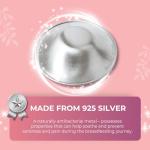 Silver Nursing Cups - Original Silverette Nipple Covers