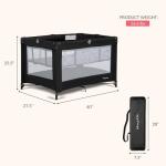 Zazzy Portable Playard with Bassinet and Mattress