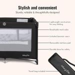 Zazzy Portable Playard with Bassinet and Mattress
