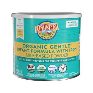 Earth's Best Organic Gentle Infant Formula, 0-12 Months