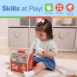 Melissa & Doug Take-Along Wooden Toy Barn Set