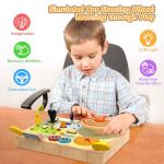 Montessori Toddler Busy Board with Lights