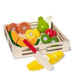 Melissa & Doug Wooden Toy Fruit Cutting Set