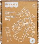 Fisher-Price Montessori Wooden Sorting Tree Toy
