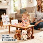 Wooden Pretend Makeup Kit for Toddlers