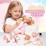 Wooden Pretend Makeup Kit for Toddlers