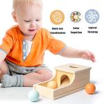 Montessori Object Permanence Box for Babies 6-12 Months
