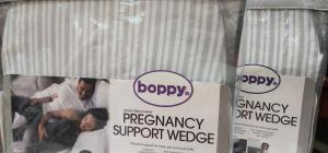 Boppy Wedge Pregnancy Pillow - Compact Support for Moms