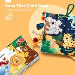 Hahaland Baby Sensory Toy and Tummy Time Book