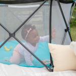 Regalo My Portable Play Yard, 6-Panel Aqua
