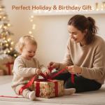 Extra-Large Wooden Stacking Rocks for Toddlers