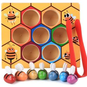 Toddler Bee to Hive Matching Game Toy