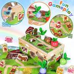 Montessori Wooden Sensory Toys for Toddlers