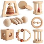 Montessori Wooden Baby Toys Set for Infants