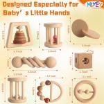 Montessori Wooden Baby Toys Set for Infants