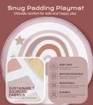 Baby Play Gym Mat with Toys and Milestone Cards