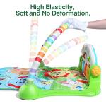 Cute Stone Baby Gym Play Mat with Piano