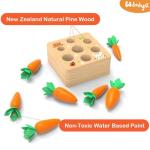 Wooden Montessori Shape Sorting Toy for Toddlers