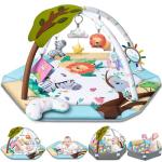 8-in-1 Baby Gym Mat with Toys & Ball Pit