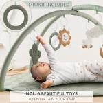 Adorable Baby Play Gym with Tummy Time Mat
