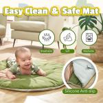 8-in-1 Baby Play Gym Mat with Detachable Toys