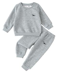 Rosibel Toddler Boy Sweatsuit Set for Fall