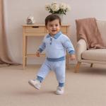 Toddler Boy Striped Sweater and Pant Set