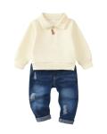 Baby Boy Fall-Winter Outfit Set with Jeans