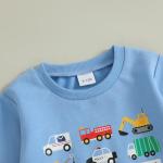 Fernvia Toddler Boy Winter Outfit Set - Blue